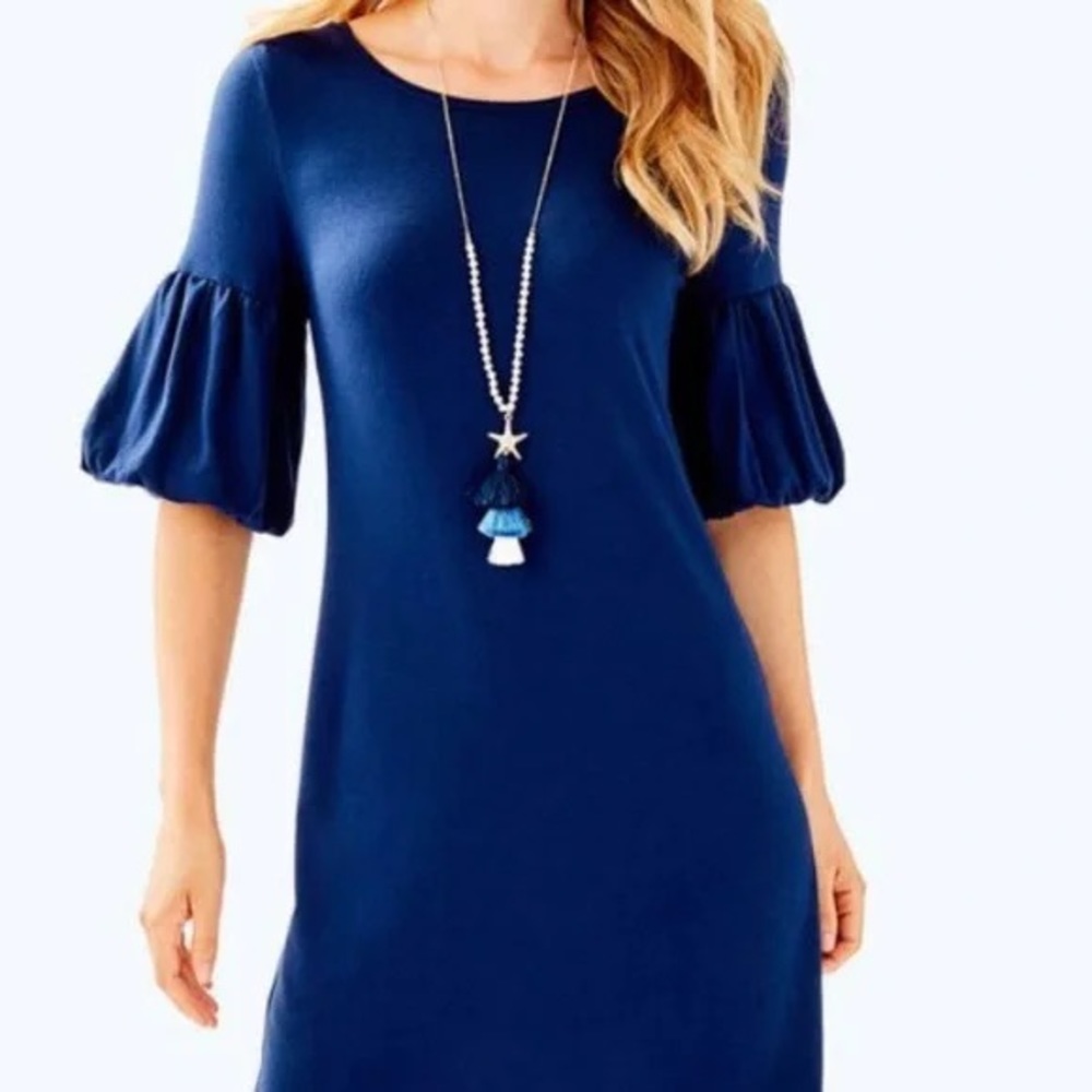 Lilly Pulitzer Navy Lindell Dress